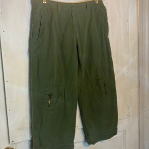 Montana Blues Green Cargo Size 11 Soft Pants - New Wout tags